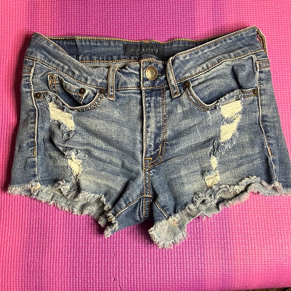 Low Rise Shorty Shorts